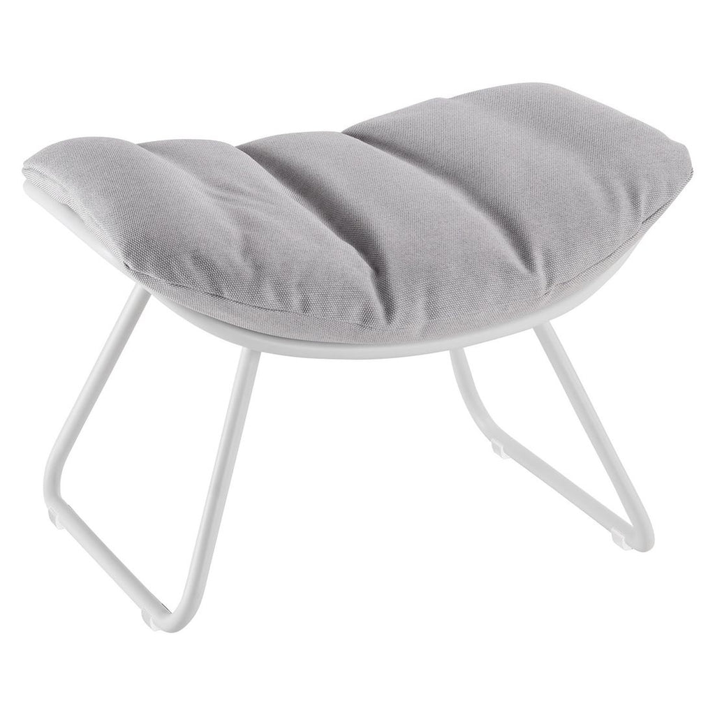 Loungetaburett Chill aluminium 69x51 cm - Solpuri bakside