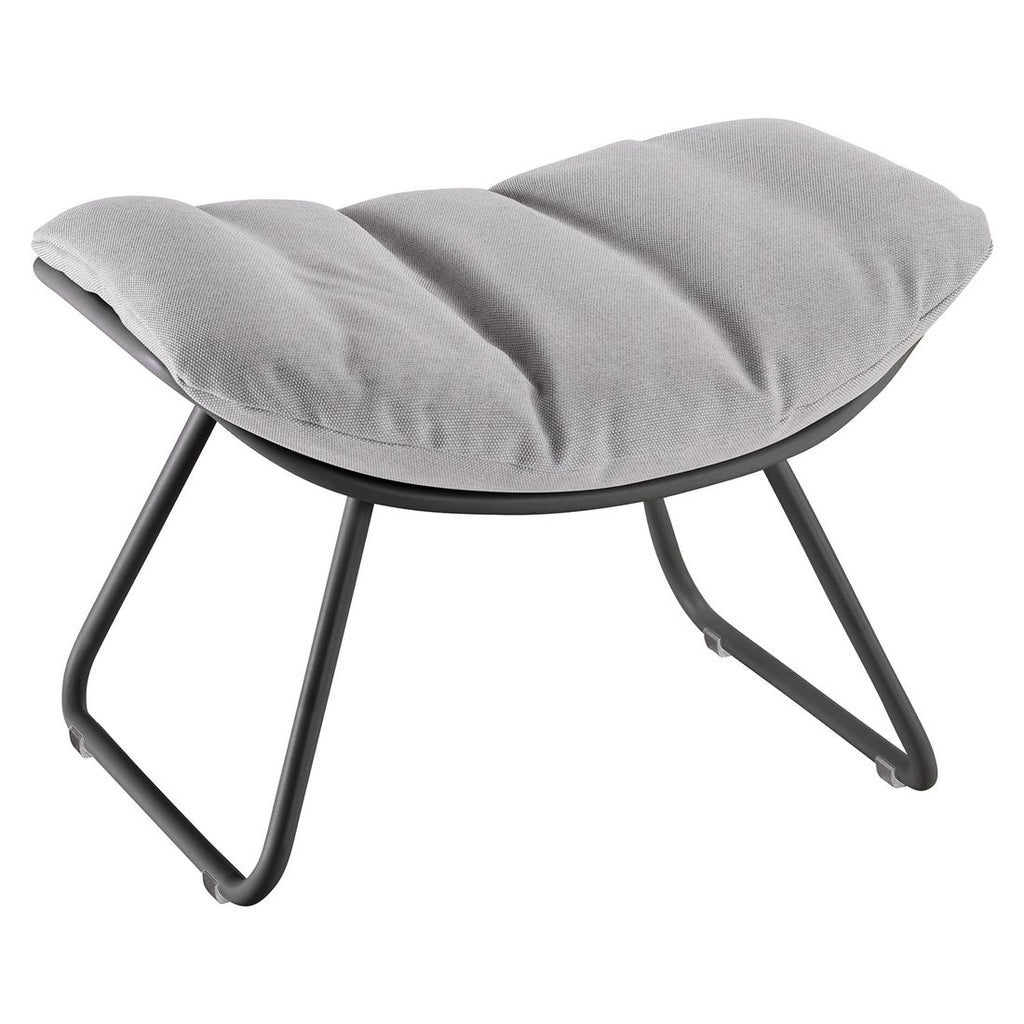 Loungetaburett Chill aluminium/akryl 69x51 cm bakside