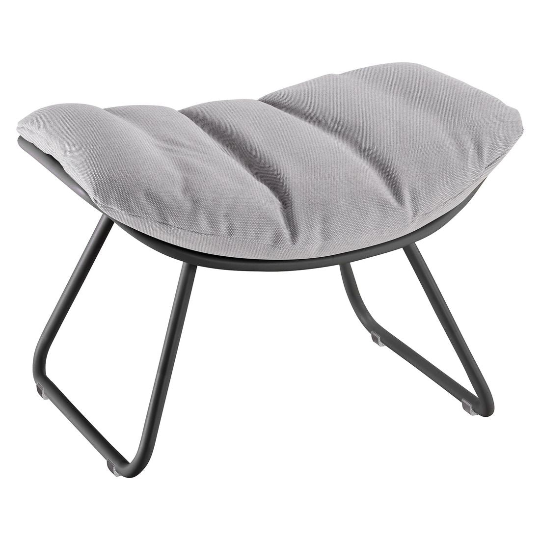 Loungetaburett Chill aluminium/akryl 69x51 cm bakside