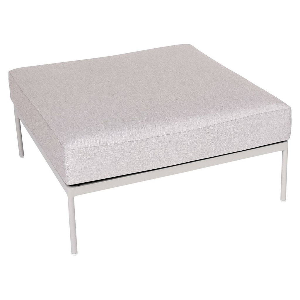 Loungetaburett Coco aluminium/utestoff 82x82 cm Stern bakside