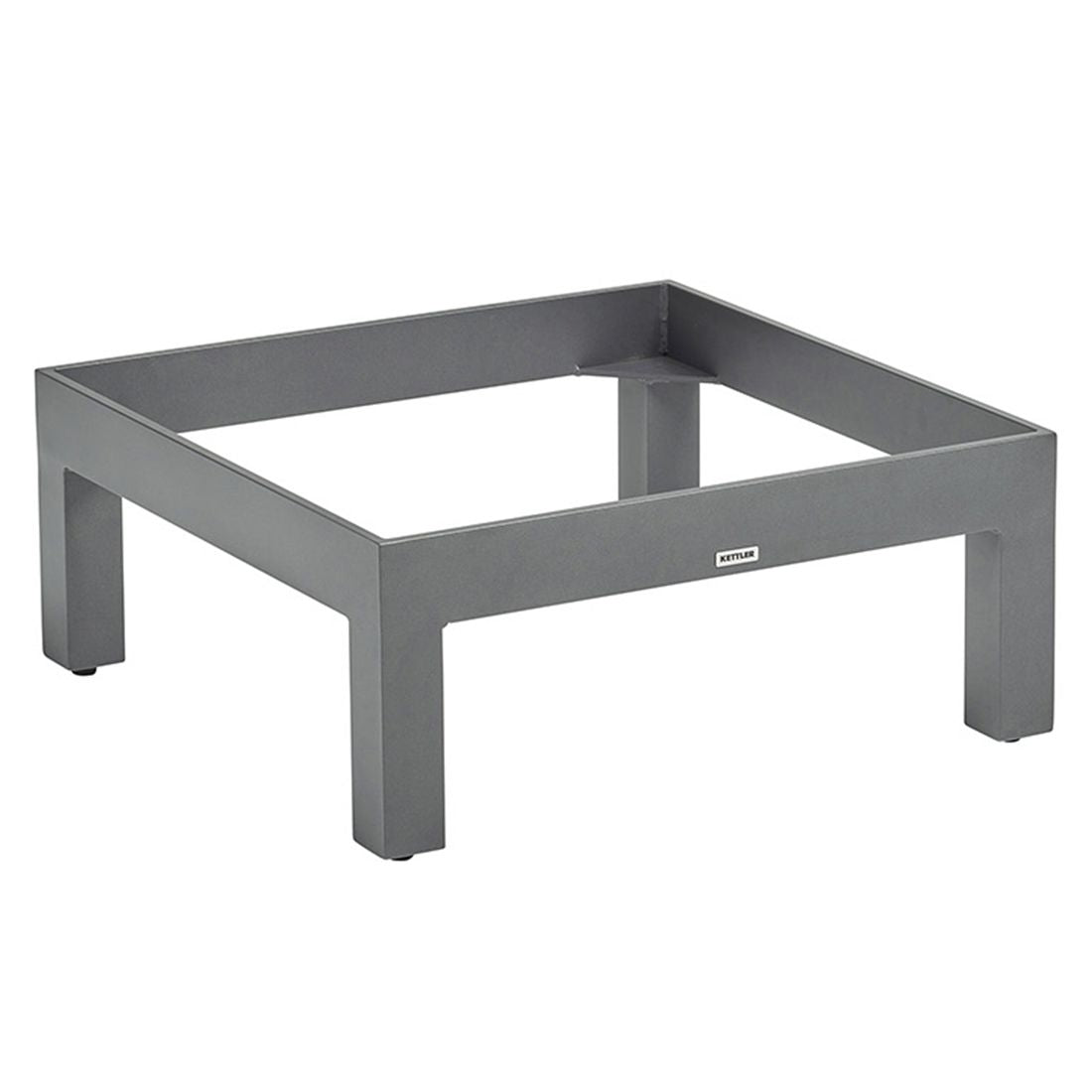 Nærbilde av stoffmaterialet Agora på Loungetaburett Comfort aluminium/Agora