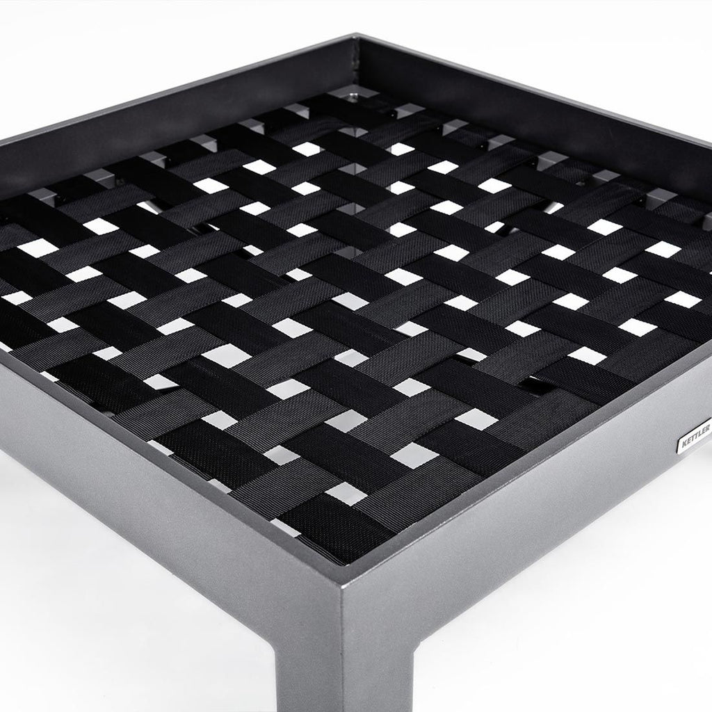 Loungetaburett Comfort aluminium/Agora med justerbar funksjon