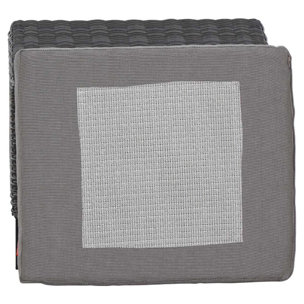 Sidetak av Loungetaburett Corido flettverk/polypropylen 50x54 cm