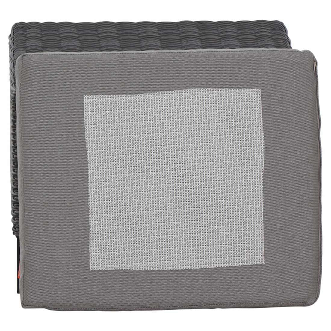 Sidetak av Loungetaburett Corido flettverk/polypropylen 50x54 cm