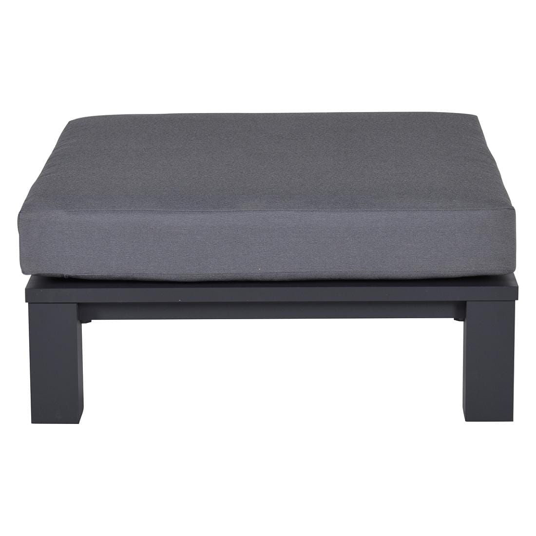 Loungetaburett Cube aluminium/kunstfiber 100x100 cm detalj av materiale