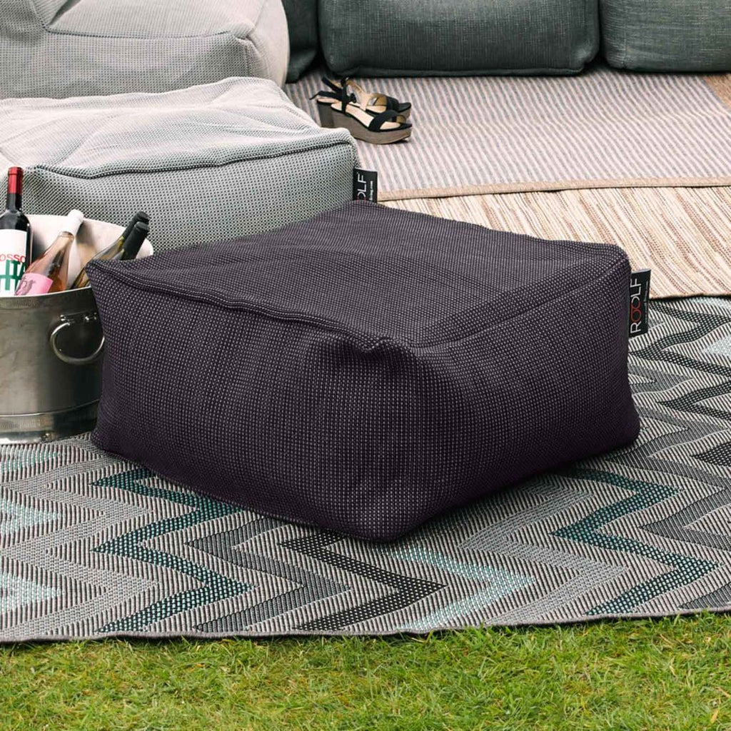 Loungetaburett Dotty polypropylen 75x75 cm - ROOLF Living bakside
