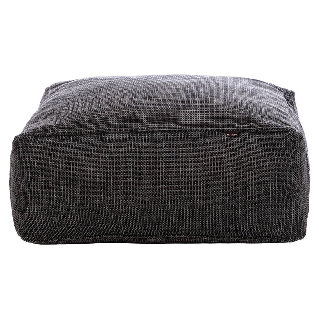 Montert Loungetaburett Dotty polypropylen 75x75 cm på terrasse