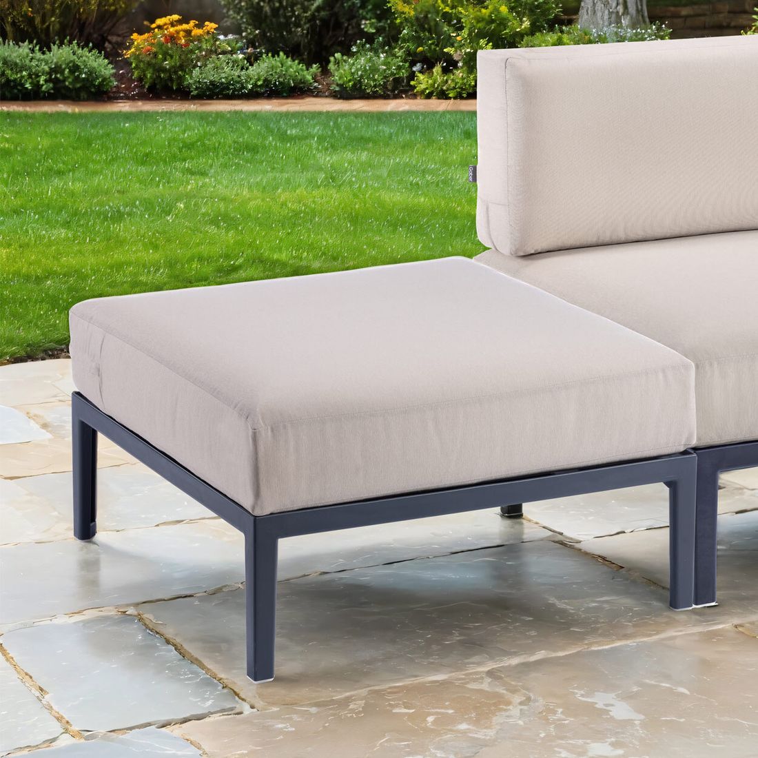 Loungetaburett Engels Module 1 plast 80x80 cm bakside