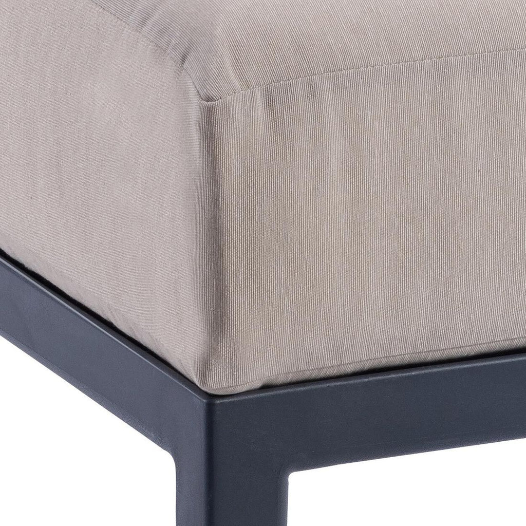 Loungetaburett Engels Module 1 plast 80x80 cm sideprofil