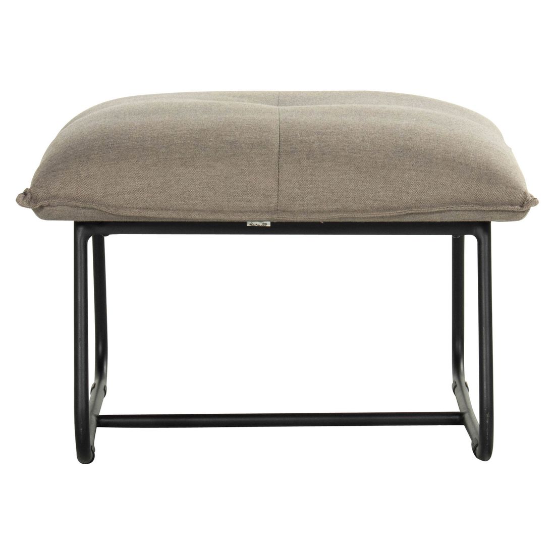 Loungetaburett Fontein aluminium Sunbrella montert på terrasse