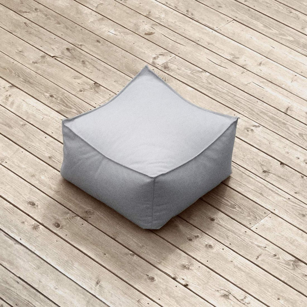 Loungetaburett Grow kunstfiber 75x75 cm Blomus forfra