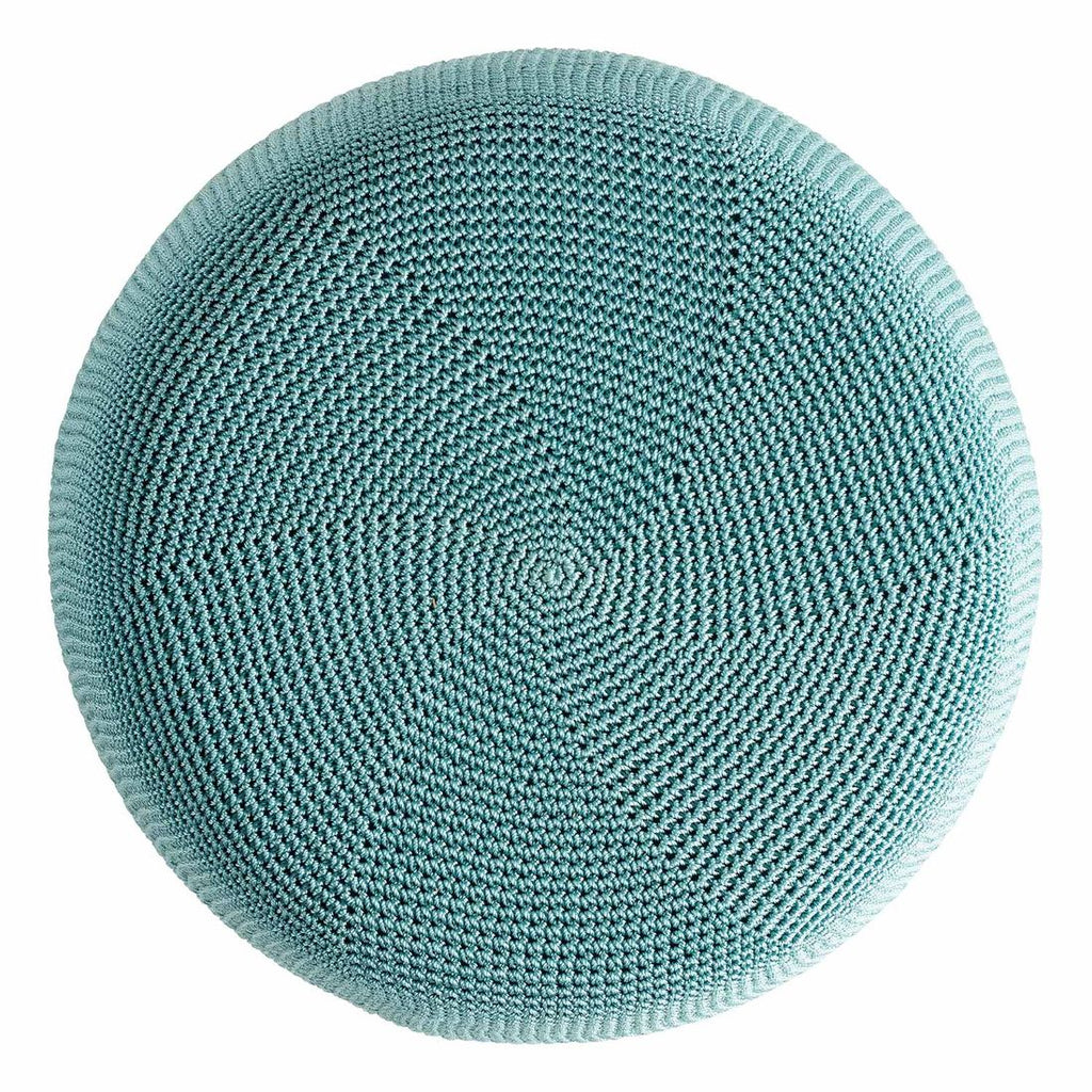 Loungetaburett Knuff M Ø65cm polypropylen - Solpuri nærbilde av tekstil