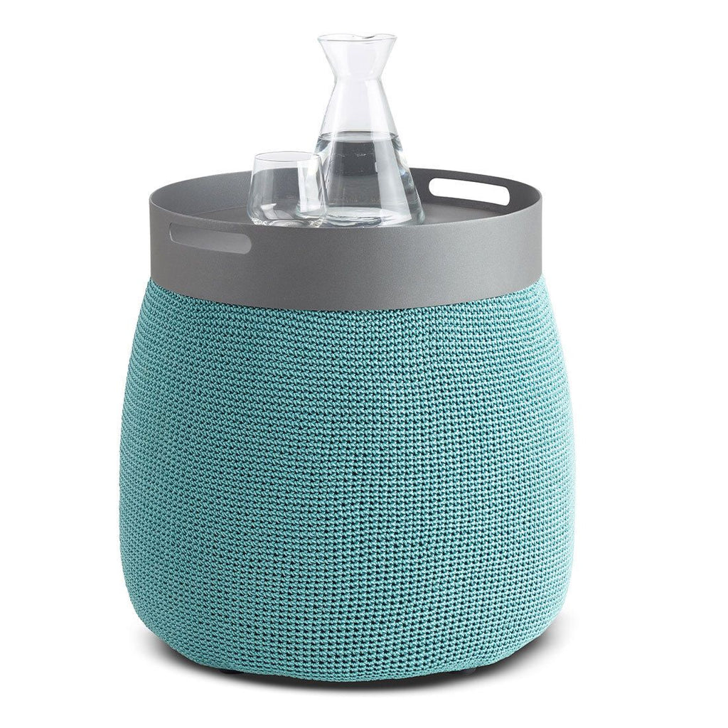 Oversikt over Loungetaburett Knuff S Ø48cm polypropylen i turkis