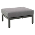 Loungetaburett Leonie aluminium kunstfiber 66x83 cm forside