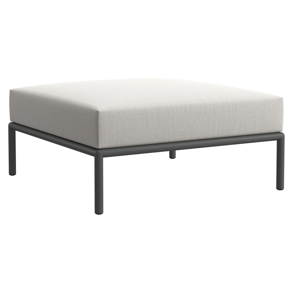 Detalj av Loungetaburett Level 2 aluminium/Sunbrella stoff