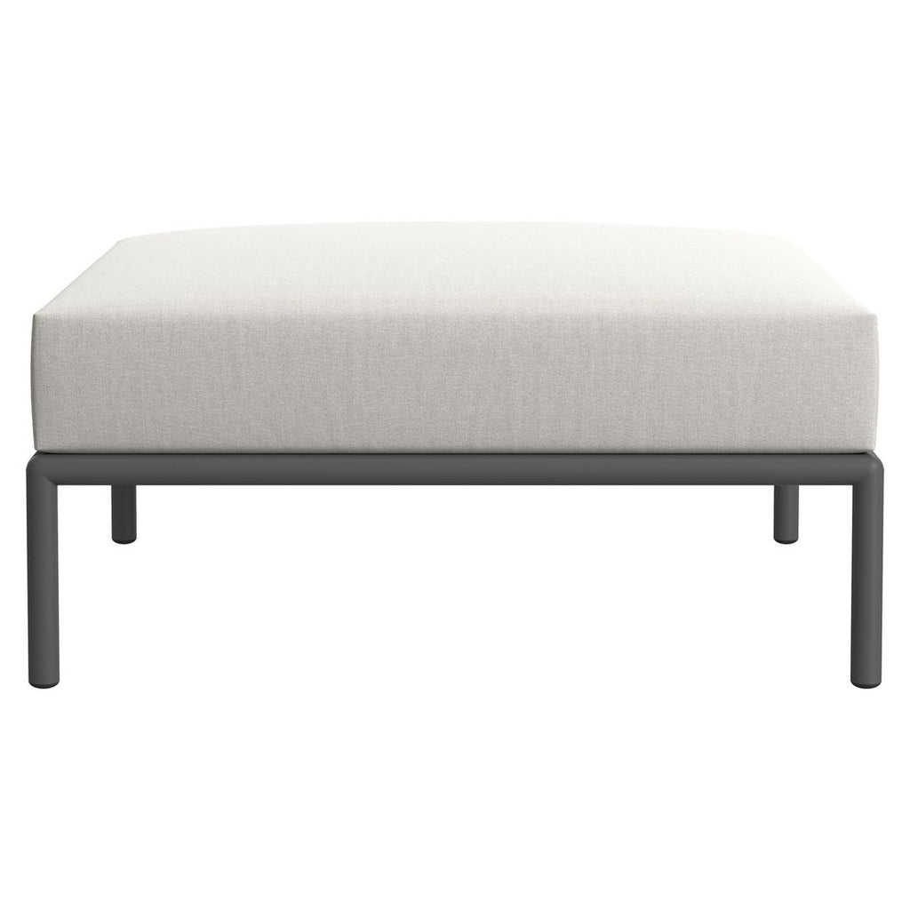 Nærbilde av Loungetaburett Level 2 aluminium/Sunbrella ramme