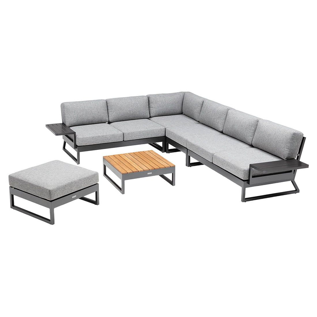 Loungetaburett Ocean Skid Platform aluminium/olefin - Kettler