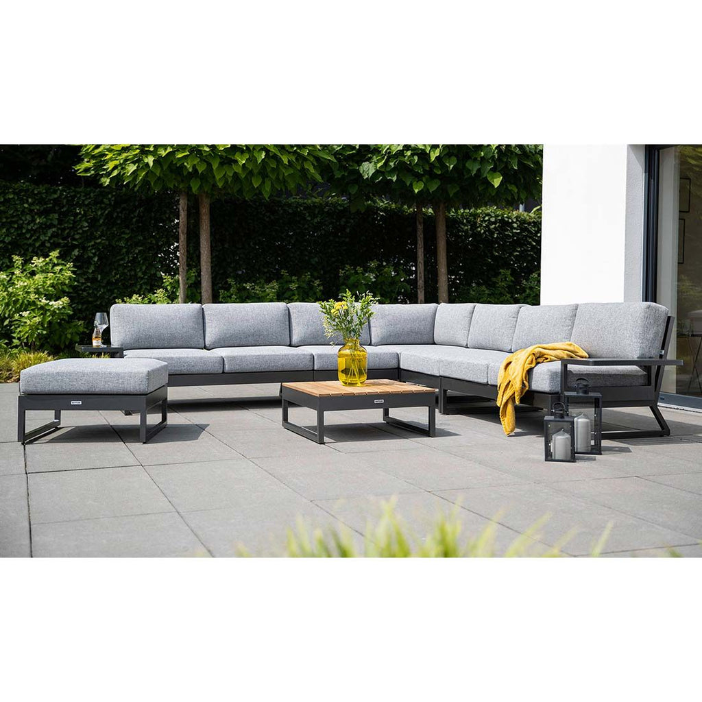 Loungetaburett Ocean Skid Platform aluminium/olefin - Kettler