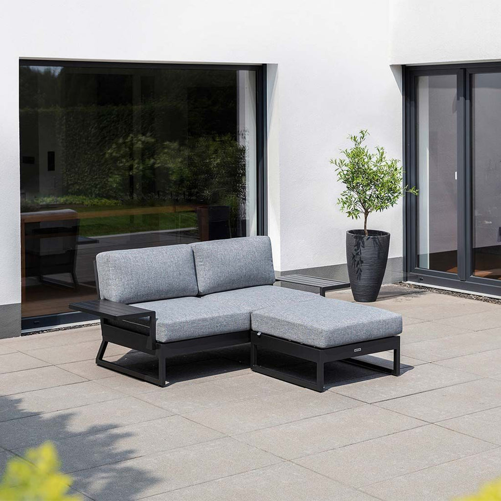 Loungetaburett Ocean Skid Platform aluminium/olefin - Kettler