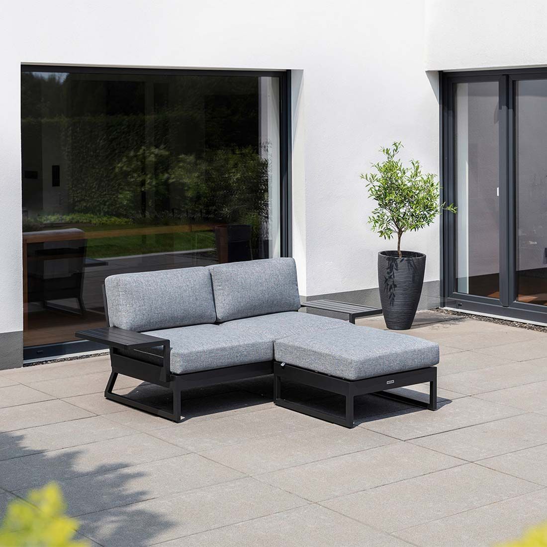 Loungetaburett Ocean Skid Platform aluminium/olefin - Kettler
