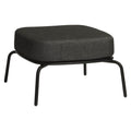 Loungetaburett Odea aluminium/tau 63x63 cm - Stern forfra