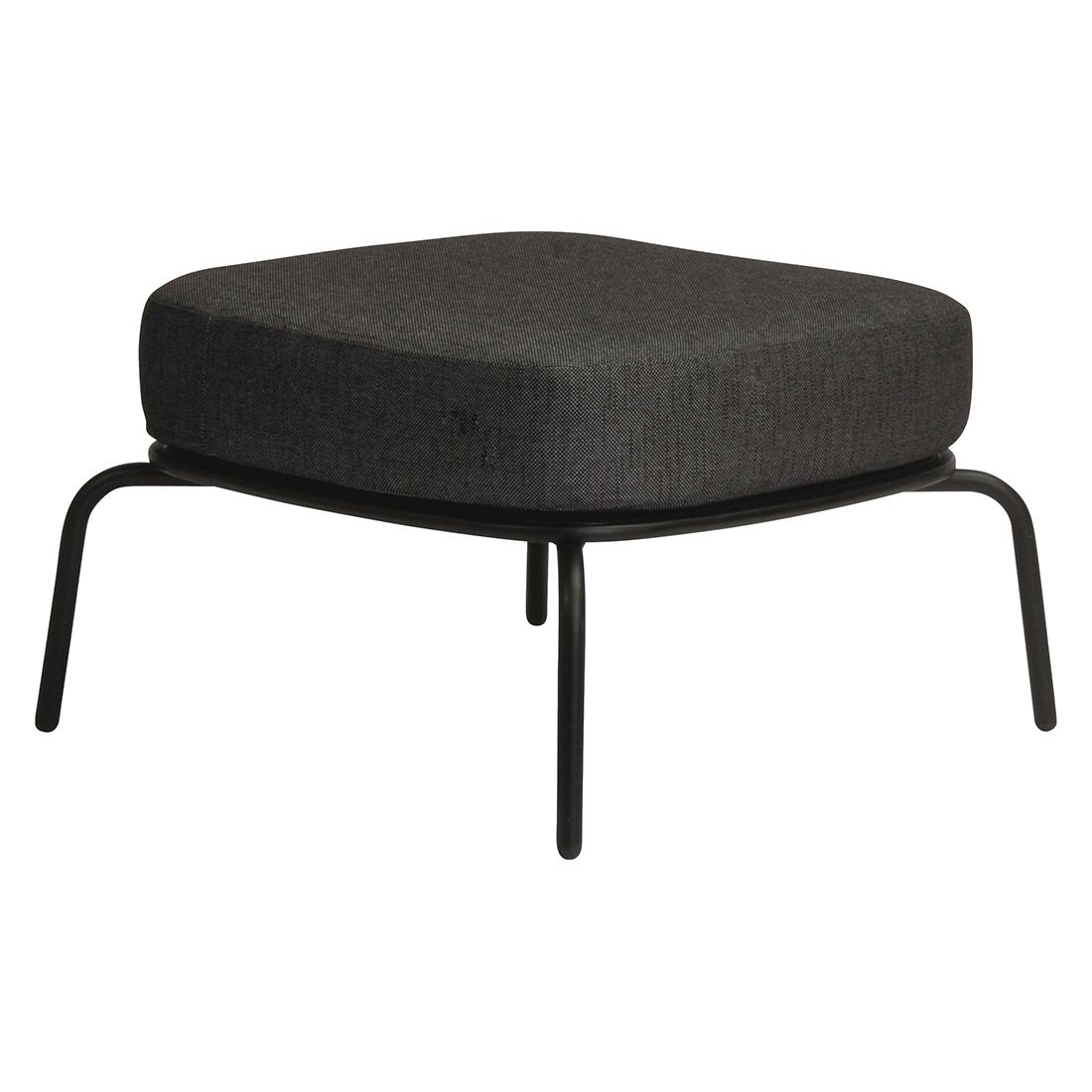 Detalj av Loungetaburett Odea aluminium/tau 63x63 cm - Stern materiale