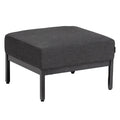 Loungetaburett Pure aluminium/Sunbrella 71x65 cm - Kettler forfra