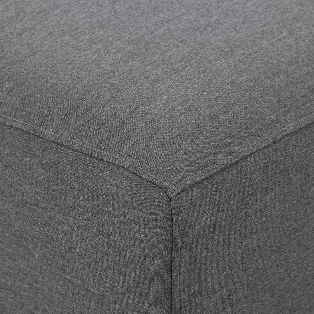 Detalj av aluminium ramme på Loungetaburett Royal aluminium Sunbrella
