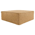Loungetaburett Silky 95x95 cm utestoff foran