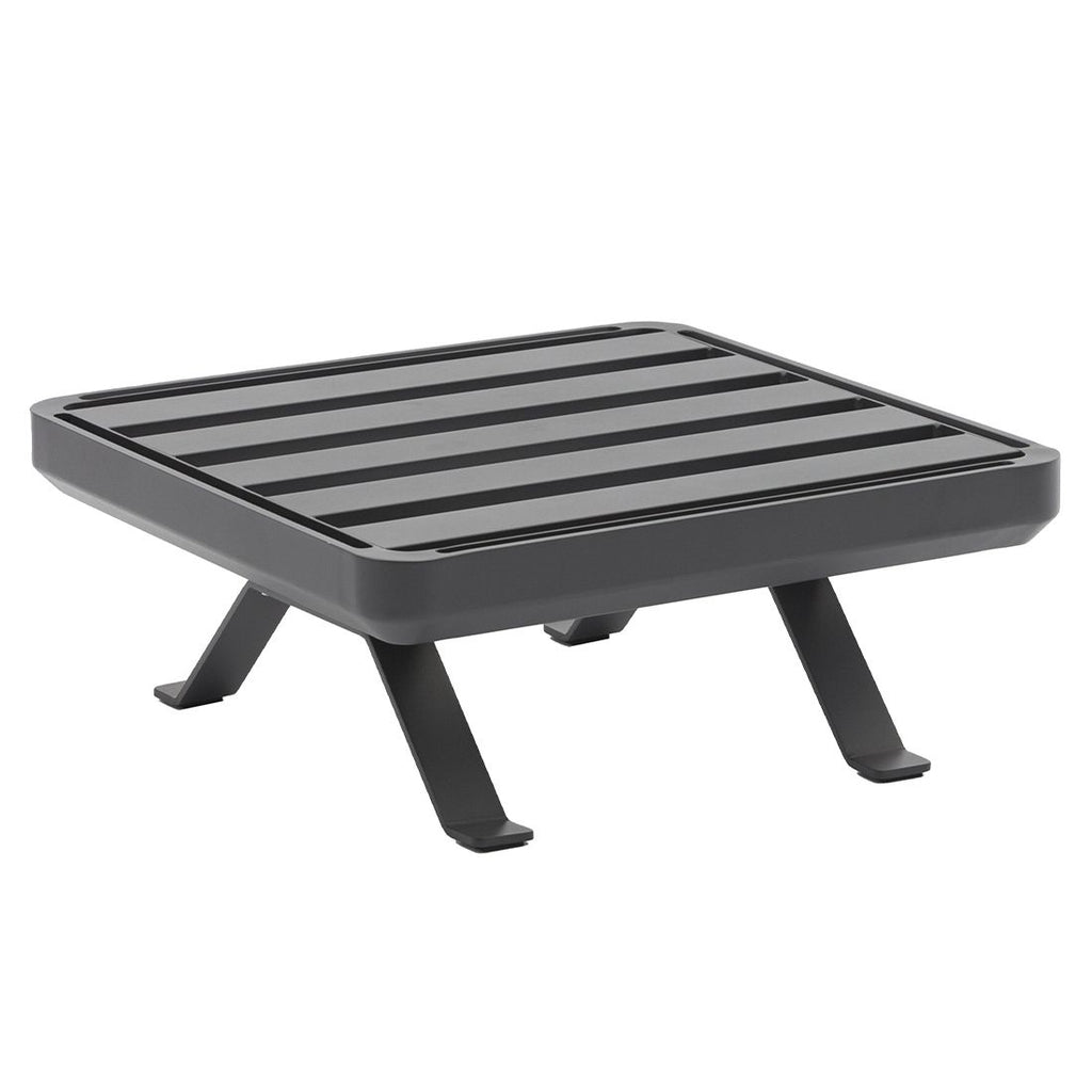 Loungetaburett Sky aluminium 70x70 cm - Zebra bakside