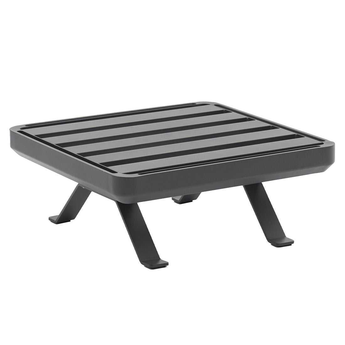 Loungetaburett Sky aluminium 70x70 cm - Zebra bakside