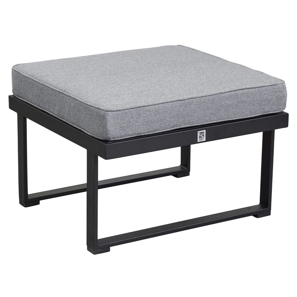 Loungetaburett Sondrino 70x70 cm aluminium forfra