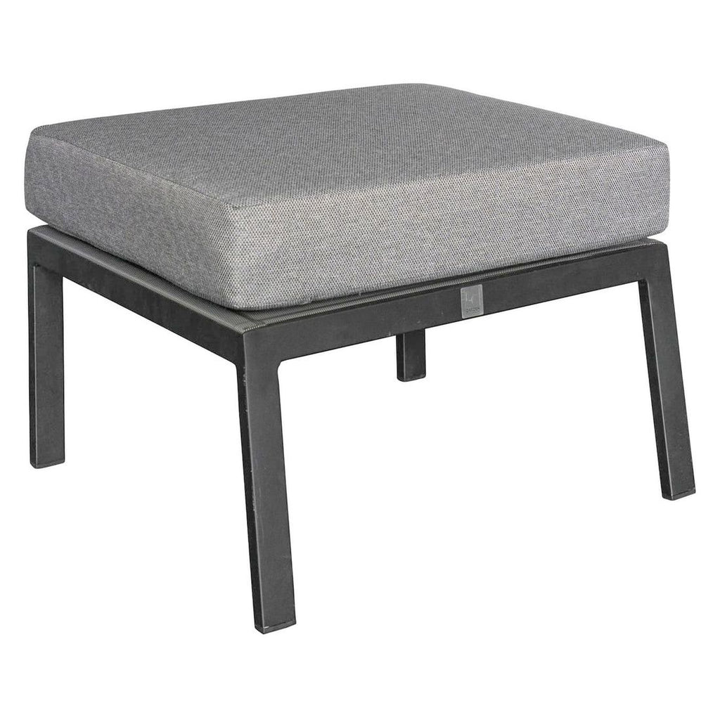 Loungetaburett Sondrino aluminium 59x60 cm bakside