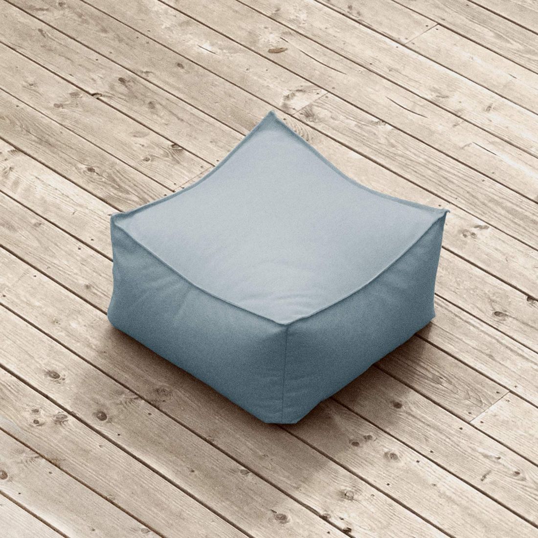 Loungetaburett Stay 60x60 cm utestoff forfra