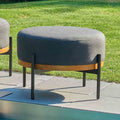Loungetaburett Sunbay aluminium/Sunbrella - LC Garden forfra