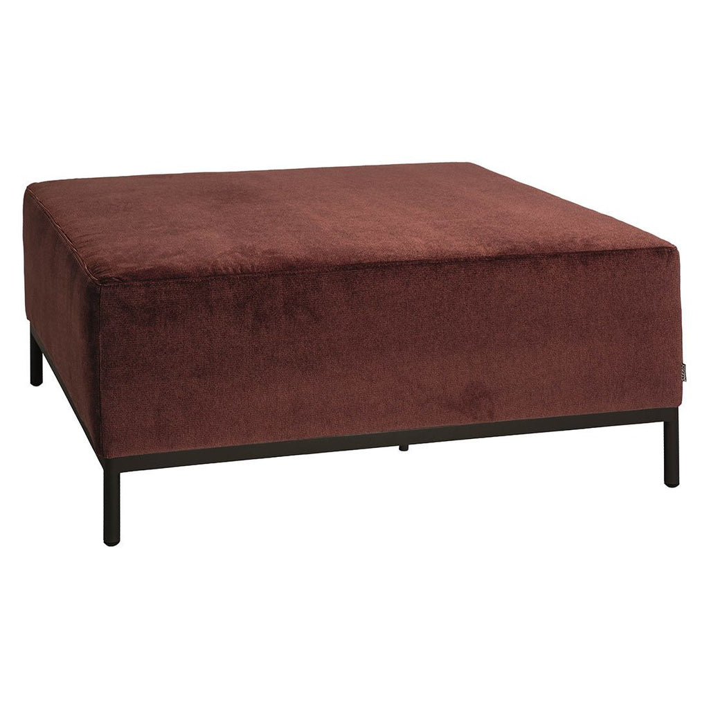 Loungetaburett Taavi Flower aluminium 99x99 cm bakside