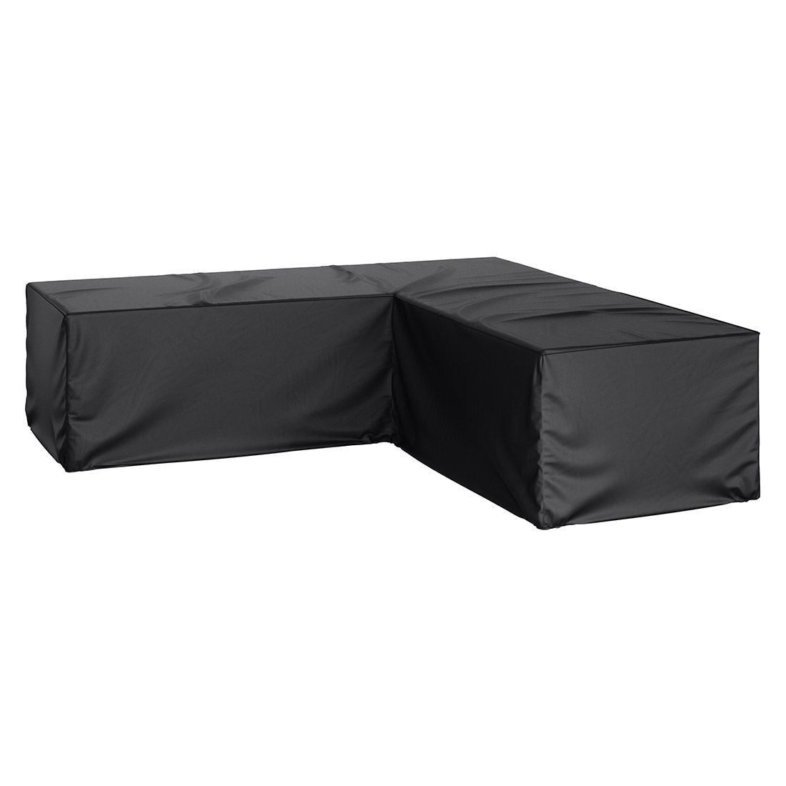 Loungetrekk 255x255x70 cm svart polyester forfra