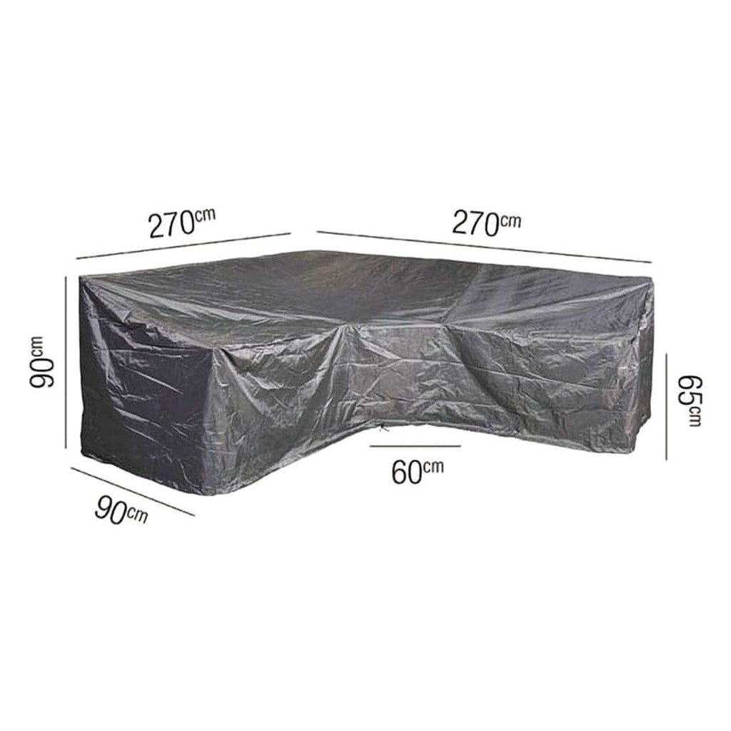Loungetrekk til hjørnesofa 270x270x65/90 cm - AeroCover bakside