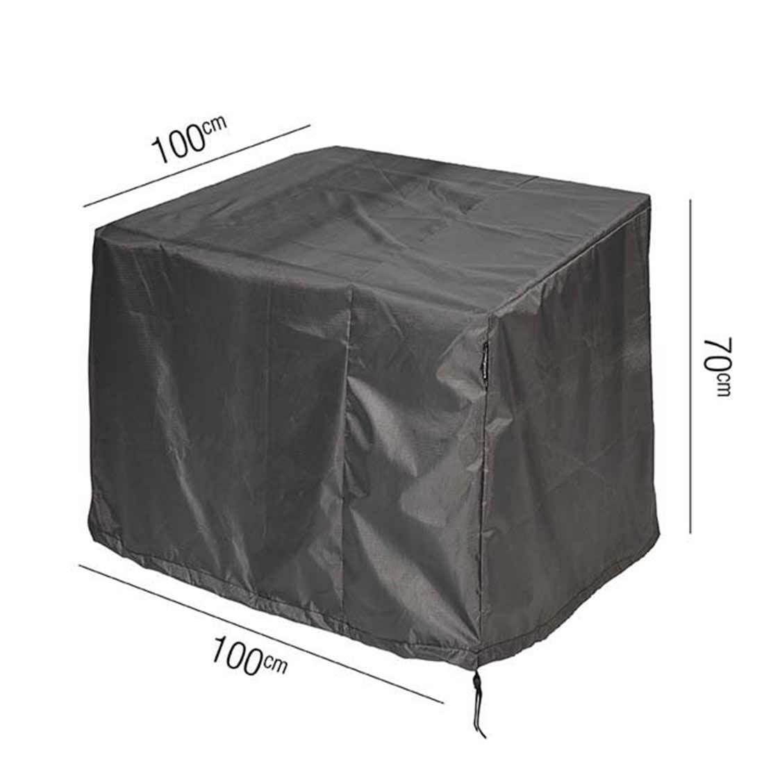Loungetrekk for loungestol 100x100x70 cm - AeroCover bakside