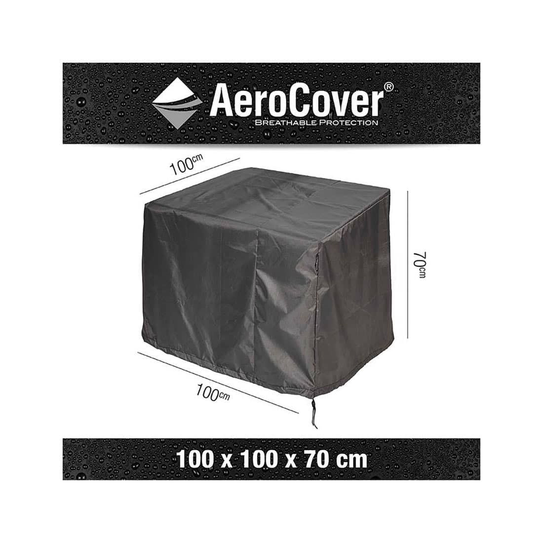 Loungetrekk for loungestol 100x100x70 cm - AeroCover brukt utendørs