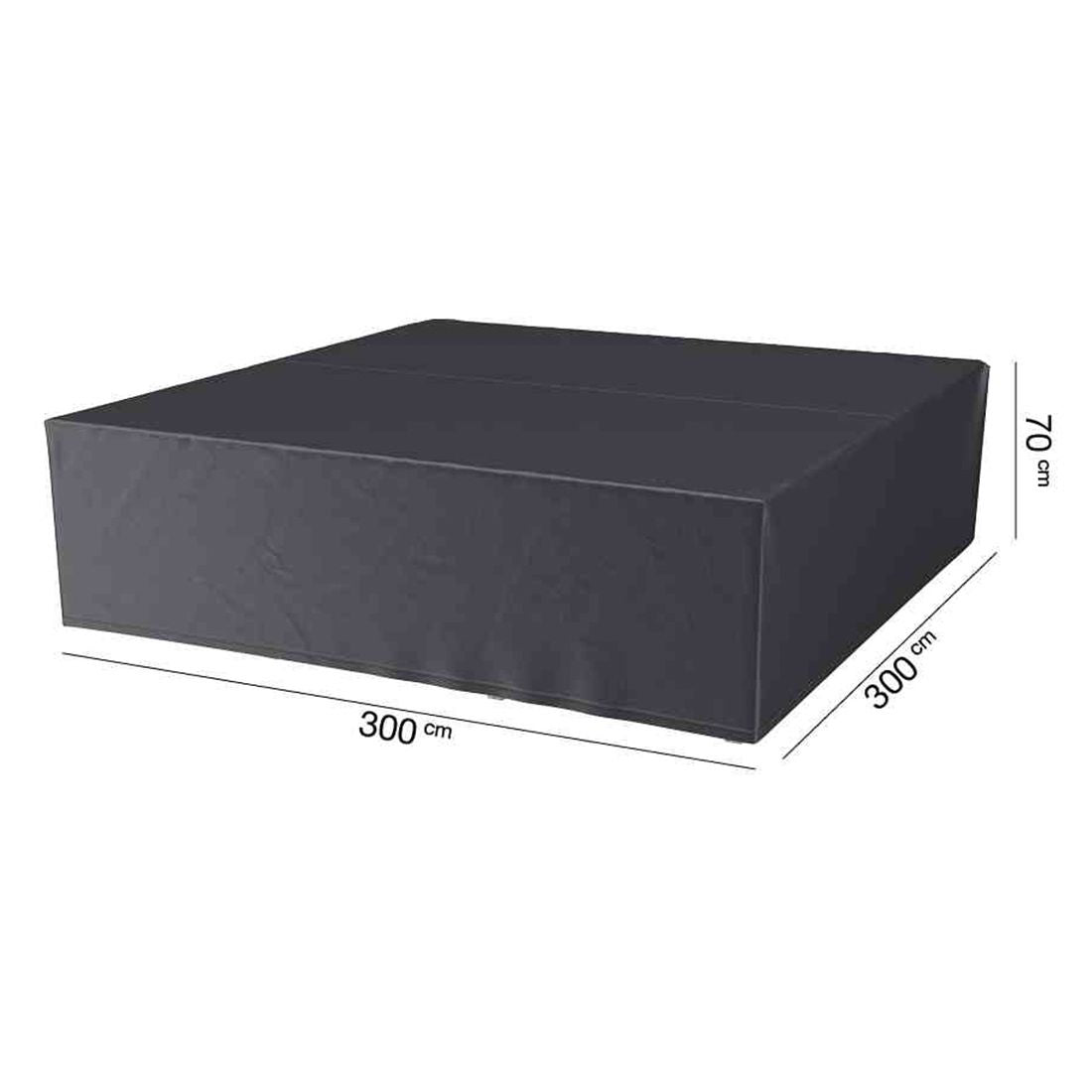 Loungetrekk for sittegruppe 300x300x70 cm - AeroCover bakside