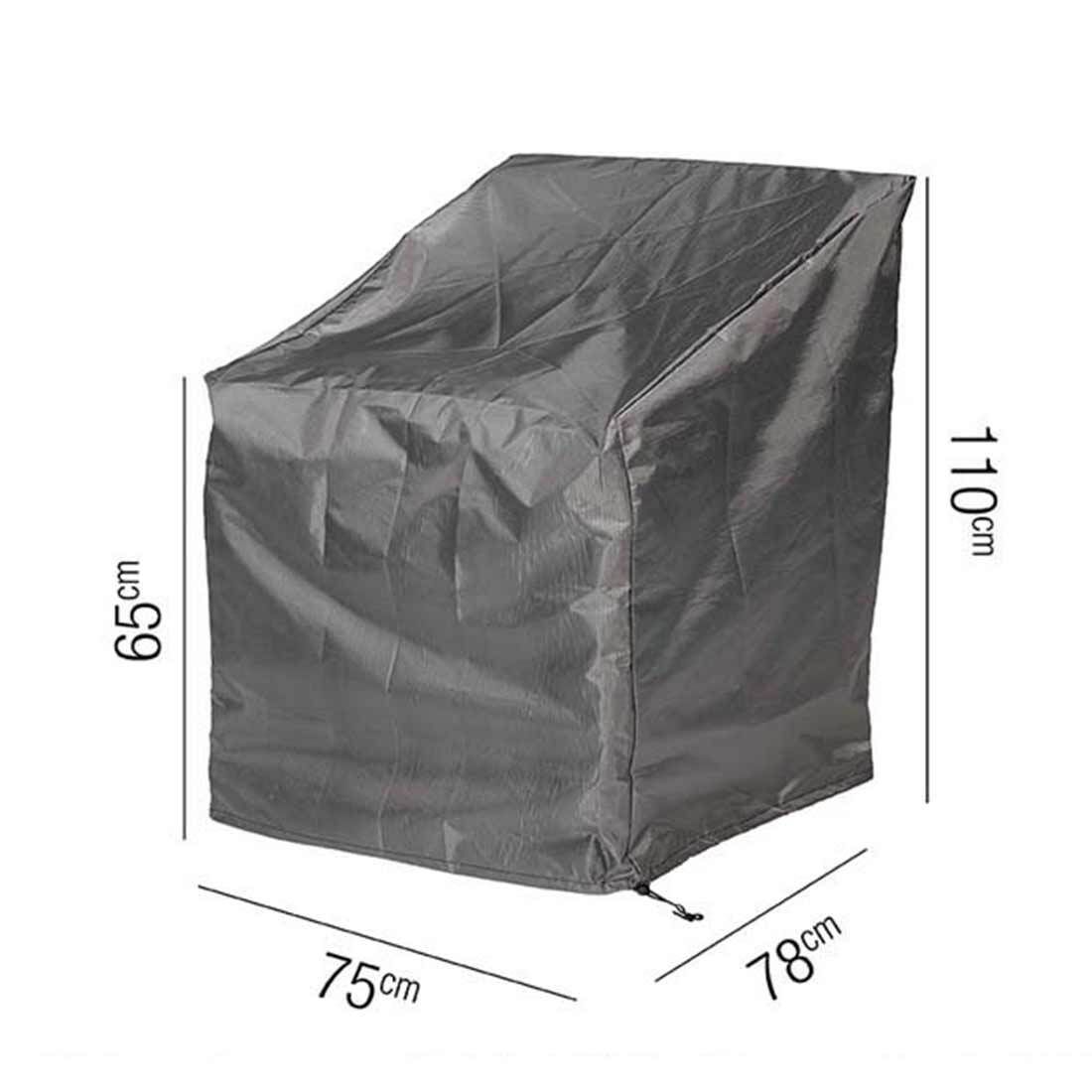 Loungetrekk for loungestol XL 75x78x65/110 cm AeroCover bakside