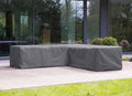 Loungetrekk M 240x240x65 cm mørkegrå bakside