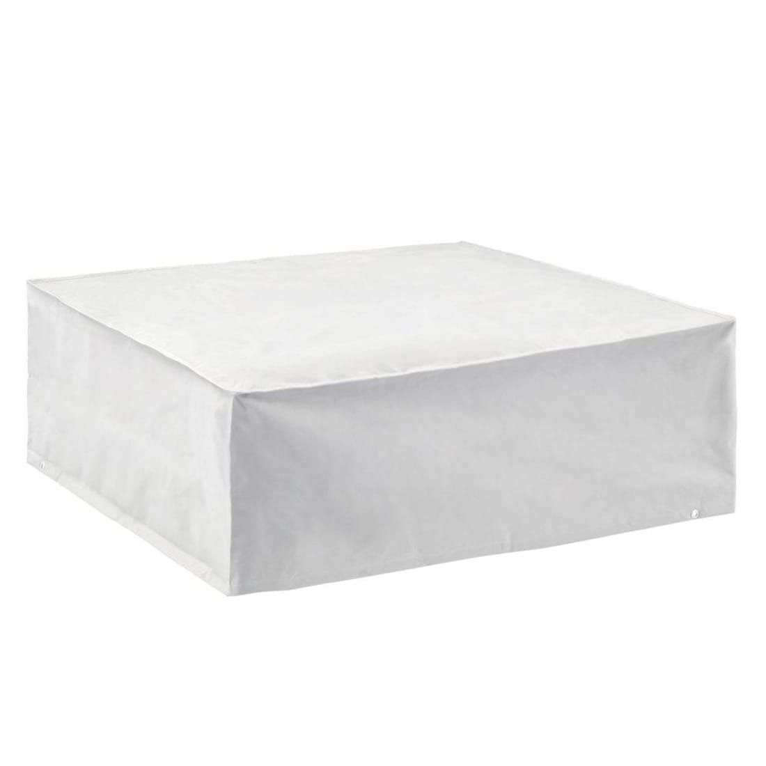 Loungetrekk Outguard 242x214 cm - KETTtex i silbergrau på terrasse