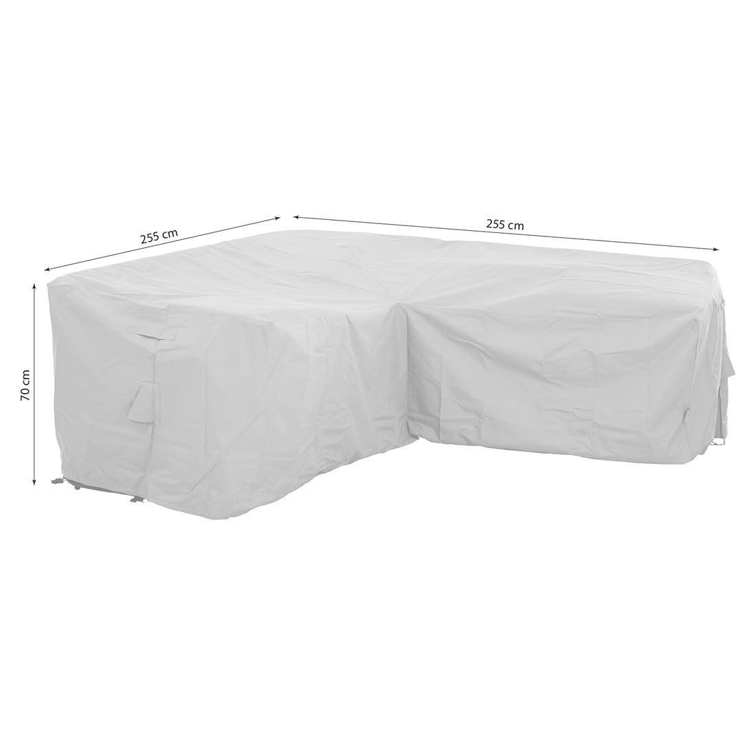 Loungetrekk Plus 255x255x70 cm beige bakside