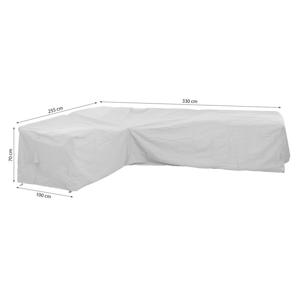 Loungetrekk Plus for loungemøbler 255x330x70 cm bakside