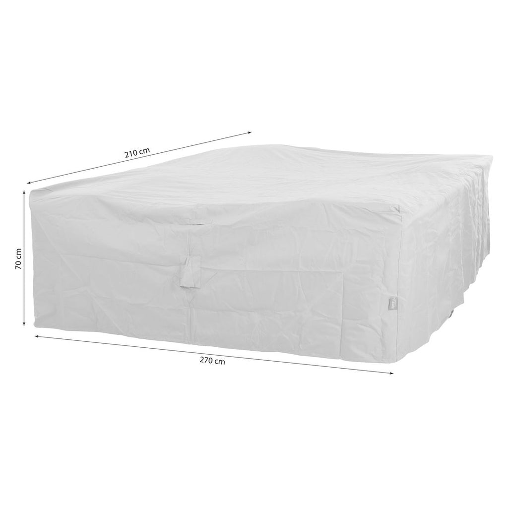 Loungetrekk Plus 270x210x70 cm beige bakside detalj