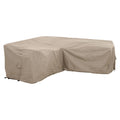 Loungetrekk Plus 300x300x65/90 cm beige forfra