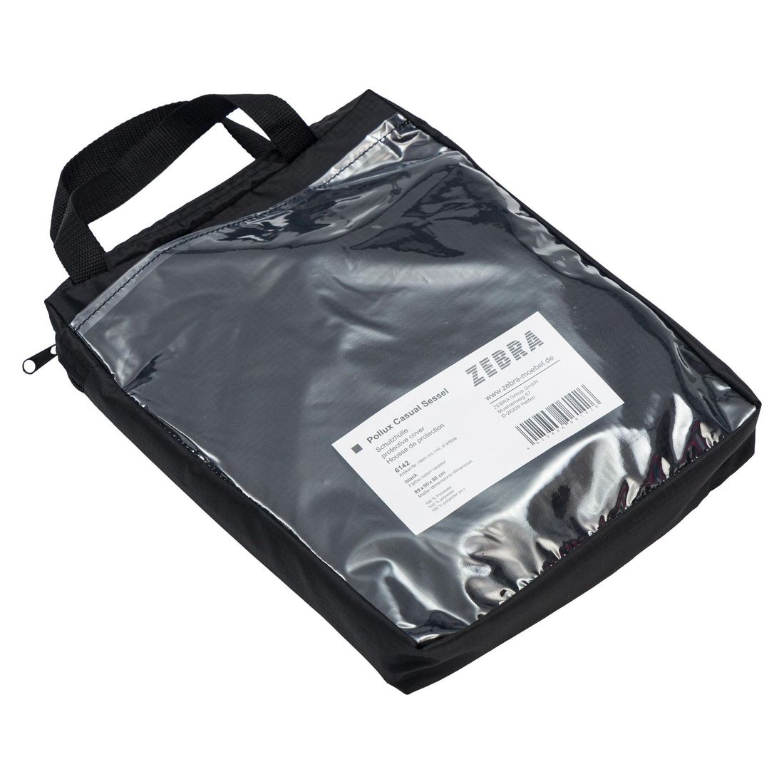 Loungetrekk Pollux for loungestol 89x90x90 cm Zebra bakside