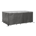 Loungetrekk XL 232x164x87 cm grå fra LC Garden beskytter loungesett på terrassen